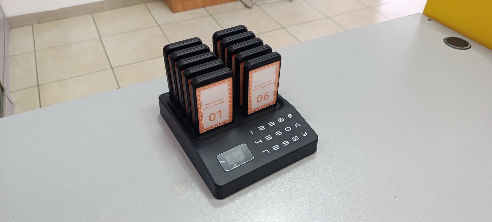 Localizadores  para  restaurantes TM P70 10 LOCALIZADORES