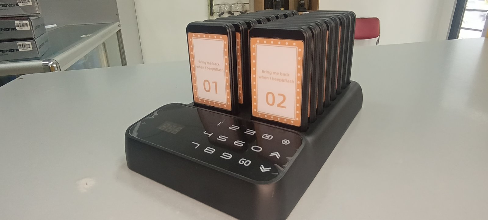 Localizadores  para  restaurantes TM P60  16 LOCALIZADORES 